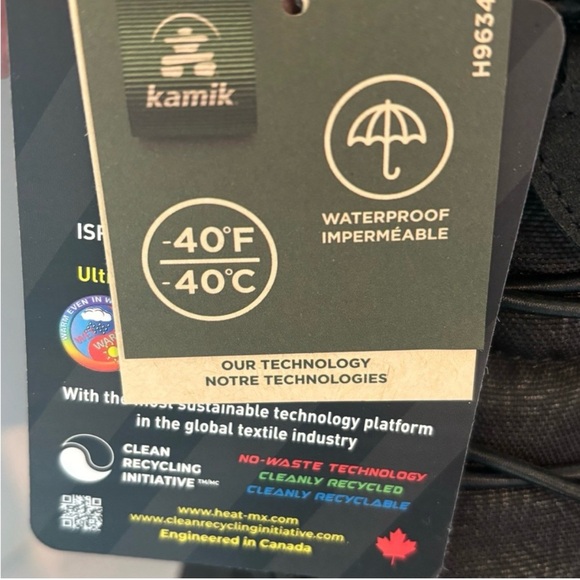 Kamik Women's Black Winter Boots with Faux Fur Trim NWT - Picture 6 of 8